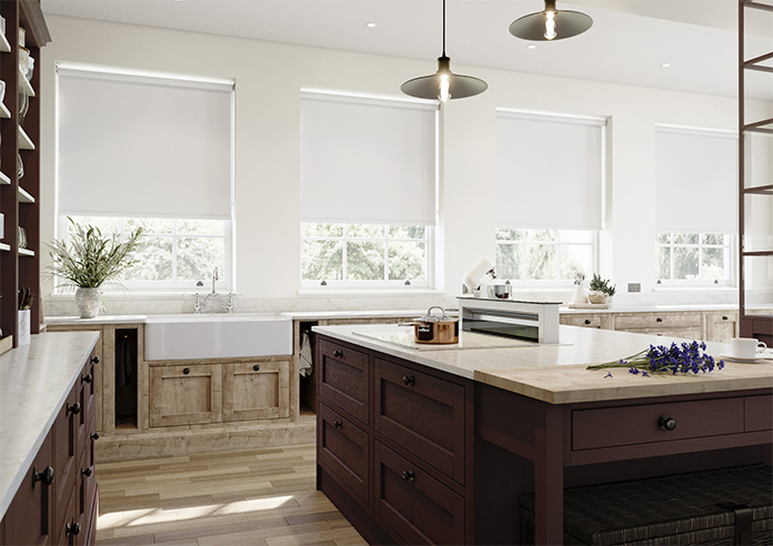Oceana (Blackout), Moonlit Grey - Roller Blind - Image 7